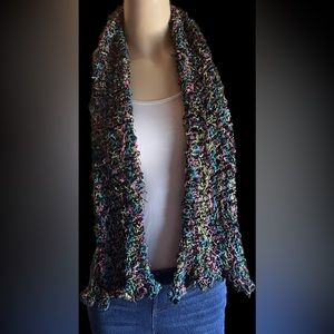 Black/Multicolor magic scarf
